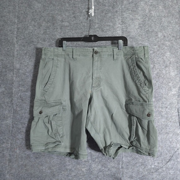 GAP Other - Gap Cargo Shorts Men's 4o Green Cotton Vintafli Solid Pockets VTG Carpenter Y2K